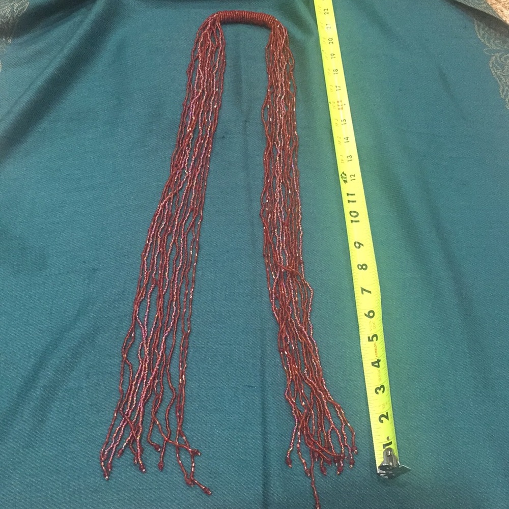 Glass beaded scarve
